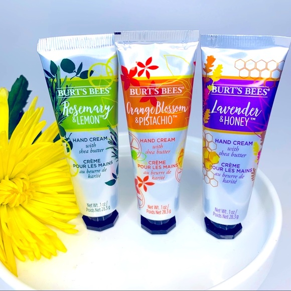 Burt's Bees Set of 3 Hand Cream NEW, Unopened - Picture 1 of 5